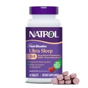 Natrol Ultra Sleep 3in-1% 100 Drug-Free Sleep Aid Meeting with Melatonin, GABA & Botanicals, Dietary Supplement, Non-Habit Form, 30 Hızlı Dissolve Tabletleri
