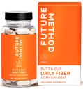 FUTURE METHOD Fiber Supplement, Acacia and Psyllium Husk Fiber Pills for Digestion (60ct)