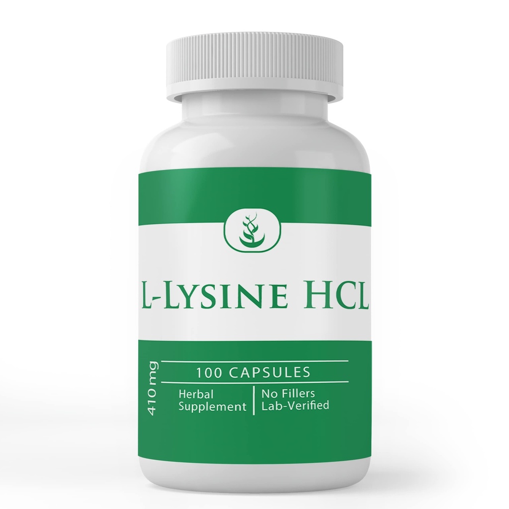 PURE ORIGINAL INGREDIENTS L-Lysine HCL (100 Capsules) Her zaman Pure, Hayır Katkıları veya Ayırmalar, Lab TY