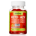 Ağırlık Kayıp Desteği için Keto ACV Gummies, 8-in-1 Apple Cider Vinegar ile B12, Electrolytes, Beet Root & Pomegranate | Destekler Digestion, Metabolism & Kilo Yönetimi | Keto-Friendly, 60 Gummies