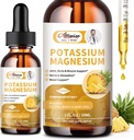 2 Pack P properties Magnezyum Supplement Liquid - High Abxia Calm Magnezyum Kompleksi 500 mg & Pyum 99 mg Plusdis, Vitamin D3, Çinko For Leg Cramps & Bone & Energy & Immune Support - 2 Fl ozune Support - 2 Fl oz