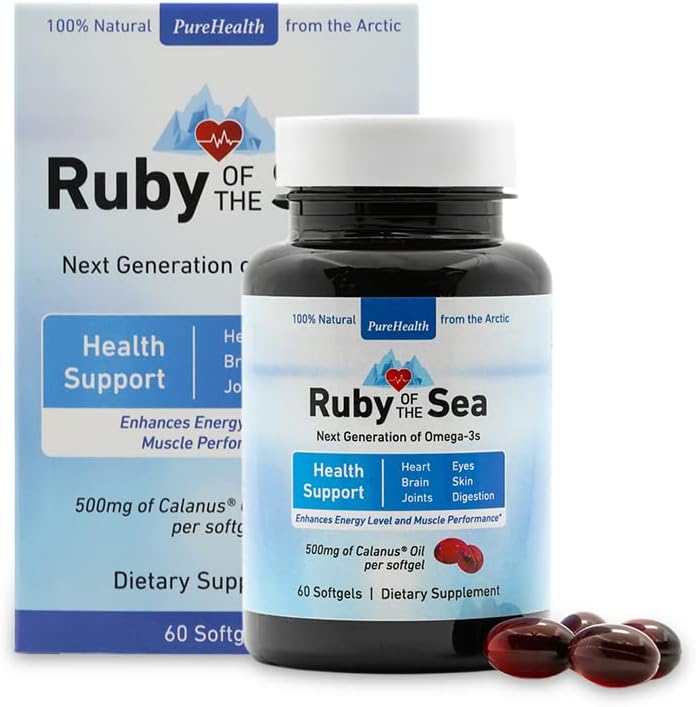 Marine Oil Supplement - All Natural Calanus Oil, Astaxanthin, Omega-3 ve Fatty Asits - Kalp ve Beyin Sağlığı Beslenme Tamamları
