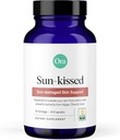 Ora Organik Skin Health Supplement - Güneş Hasar Desteği - Skin'in Doğal Savunmasını Destekliyor | Vegan Antioksis Aluding Astaxanthin ve Carotenoids - 1 Ay Supply, 60 Capsules
