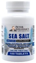Peter's Choice Sea Salt sodyum Chloride 450 mg, 100 Tablet, Electrolyte Support & Balance, Athletic Post Workout Rehidr & Recovery. Sıcak Hava Yardımı. Dehidrasyon & Cramps önlemek. Made in USA