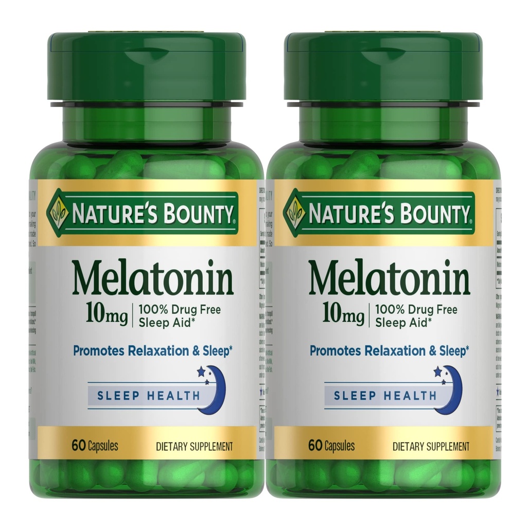 Melatonin Tarafından Nature's Bounty, 60 Count (Pack of 2)