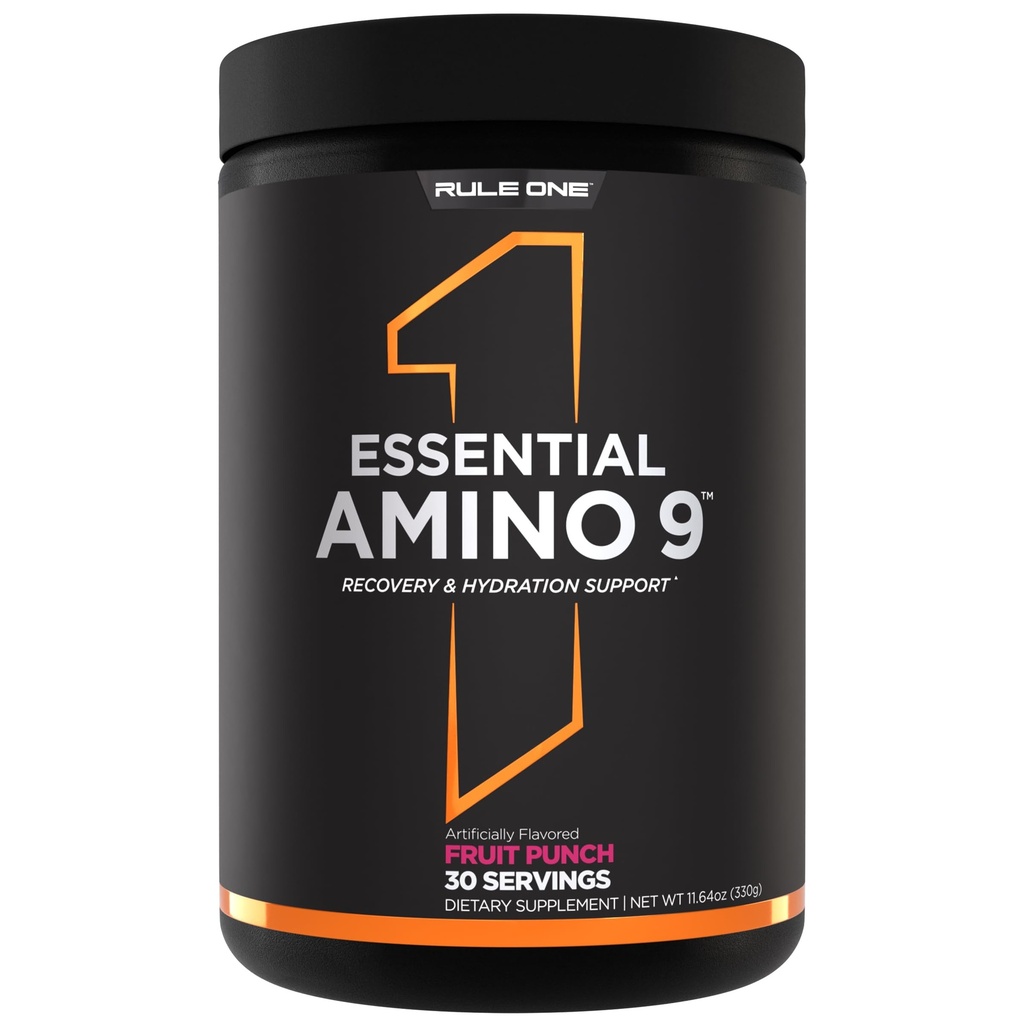 Kural 1 proteinler Essential 9 – Recovery & Hydration Support with 7.5g of Essential Amino Asits + Electrolytes (30 Hizmet, Meyveler)