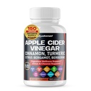Apple Cider Vinegar Ceylon Cinnamon Turmeric Odorless Olive Olive Leaf Artichoke Black Pepper -150 Capsules- Made in USA
