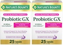 Nature's Bounty Probiyotik GX, Occasional Gas ve Bloating, Diyeter Supplement, Digestive Health, 25 Capsules (Pack of 2) ile yardımcı olur.
