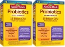 Nature Made Probiyotiks for Digestive Health Ekstra Strength 15 Milyar CFU from Live Cultures,Probiyotikler for Women and Men,30 Probiyotik Capsules,30 Day Supply, (Pack of 2)