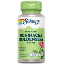 SOLARAY Echinacea Goldenseal - Wellness Desteği için İki Herbal Supplements - 250 mg Ea Echinacea Root and Goldenseal Root - Non GMO, Vegan, Gluten Free, 60-Day Garanti, 100 Hizmet