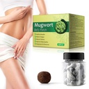 40pc Mug, Navel Style-Doğal Wormwood Essence Pills ve Belly Sticke, Sağlıklı Moxibustion Belly Style,Doal Cleanse Dampness-Evil Removal,Relieve Fatigue, Improve Sleep Quality
