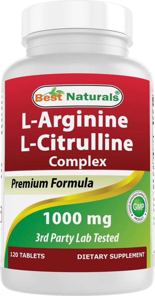 En İyi Doğallar Arginine Citruline Kompleksi 1000 Mg 120 Tablet