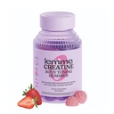 Lemme Creatine Monohydrate Gummies for Women and Men, 5g Dose to Support Lean Muscle, Strength, Recovery, Cognitive Health, w/Ginseng for Absorption, Sour Strawberry, NSF Certified, 60 Gummies