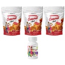 BariatrikPal 90 günlük Bariatrik Vitamini (Günde BİR 1 Vitamini) 45 mg Demir ve Kalsiyum Citrate Soft Chews 500 mg Probiyotiks - Caramel Apple)