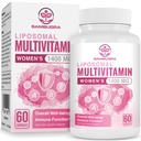 Kadınlar için Liposomal Multivitamin 1400MG - Kadınlar Günde Multi Vitaminler Demir, A vitamini, C, D, E ve B Kompleksi Immune Health, Hair & Skin Support for Women 18+,60 Vegan Capsules