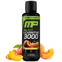 Muscle Pharm L-Carnitine 3000, The Ultimate Liquid L Carnitine Supplement for High-Performance, Supports Metabolism, Hydration & Energy, Zero Sugar, Low Calories, Peach Nectarine Flavor, 32 Servings