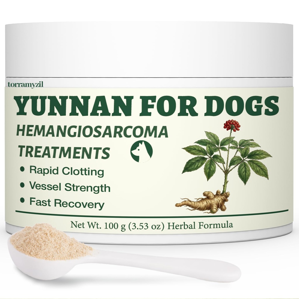 Yunnan Sanqi Powder for Dogs – Natural Herbal Quick Stop Bleeding, 100g