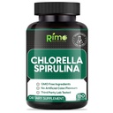 Lab Tested Spirulina ve Chlorella Capsules 1000 mg Per Servis Olmayan Blue Green Algae - En İyi Raw Vegan Protein - Green Superfood