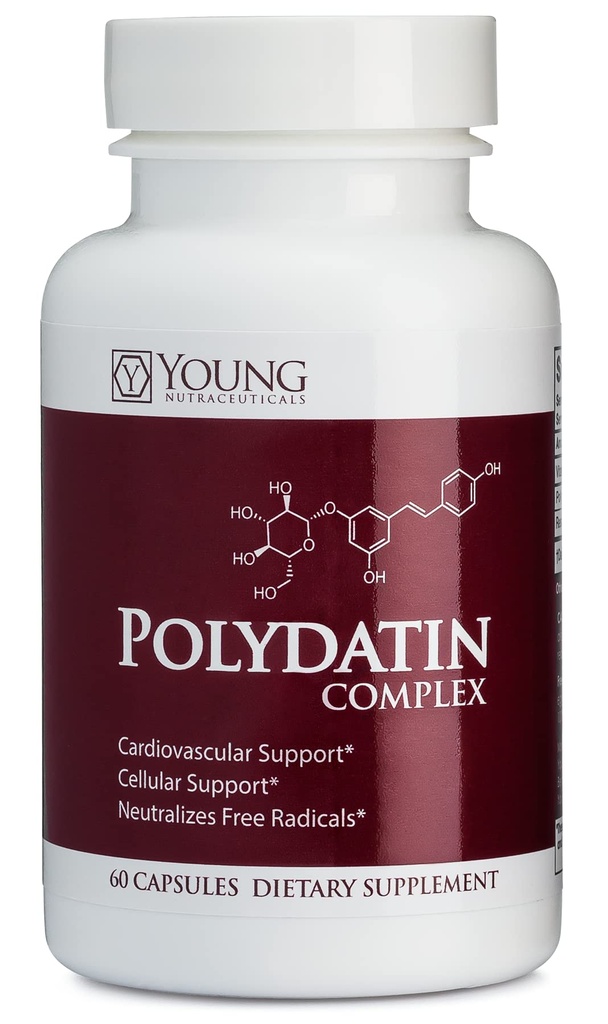 Mirica YoungNutra Polydatin Kompleksi Resveratrol- High Abors - 60 Capsules