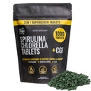 Hedefte Spirulina Chlorella + CGF | 1000 Supergreen Tabletler | Vegan | Immune Support | Proteinde Yüksek | Alkalyning | Nutrient Dense | Enerji | Recovery | Recovery | Recovery | Recovery |