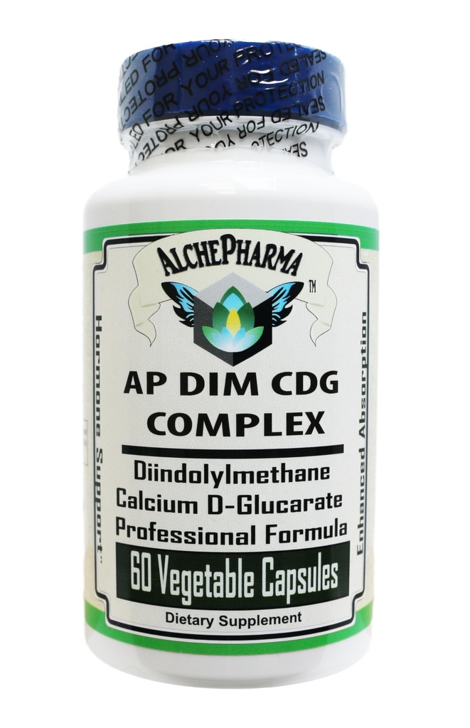 DIM-CDG Complex Professional Diindolylmethane, Calcium D-Glucarate Formula