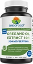 Brieofood Oregano Petrol 10:1 Hizmet başına 500 mg - Contains Doğal Occuring Carvacrol - Sağlıklı Immune Function - 180 Softgels