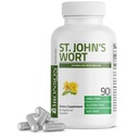 Bronson St. John's Wort 700 MG, Hipericum Perforatum Destekleri Olumlu Bir Mood - Non-GMO, 90 Vegetarian Capsules