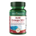 Saf Ürünler Krill Omega 50 (Krill + Fish Oil Mix 1000 mg + Astaxanthin 500 Telefon + Phospholipids 200 mg + Vitamin D 500 IU) - 60 Mini Softgels