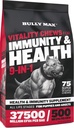 Bully Max Dog Chews & Multivitamin Puppy & Adult Dogs için Tedaviler - 75 Soft Chews, Dog Supplements & Vitamins For All Breeds - Skin, Coat, Brain, Heart, Digestive Health, Immunity, Ortak Destek