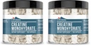Earthborn Elements Kretine Monohidrat 200 Capsules, Pure & Undiled, No Wordss (Pack of 2)