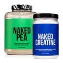 NAKED Vegan Kas Büyümesi ve Kurtarma Kretine ve 5LB Unflavored Pea