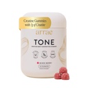 Arrae Tone Gummies – Kretine Monohidrat Kadınlar için – Destek Lean Muscle, Strength & Recovery – Karma Berry Flavor – 60
