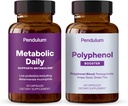 Pendulum Metabolic Daily & Polyol ATM Sche - Perrietary Akkermansia Probiyotik Supplement Meeting for Improving Metabolism & Cardio Health