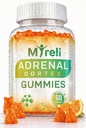 Adrenal Cortex Support Supplement 500mg - 60 Gummies for Glandular Support Formula & Daily Balance, Gummy for Health & Cognitive Function, Designed for Balance & Energy, Sugar-Free, Non-GMO