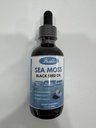 (2 Pack) Deniz Moss Black Tohum Yağı Burdock Root ile damlalar, Bladderwrack &Vitamin C Vitamin D3, İrlandalı Deniz Moss Immune Sistemi için Düşüyor, Gut, Skin & Energy