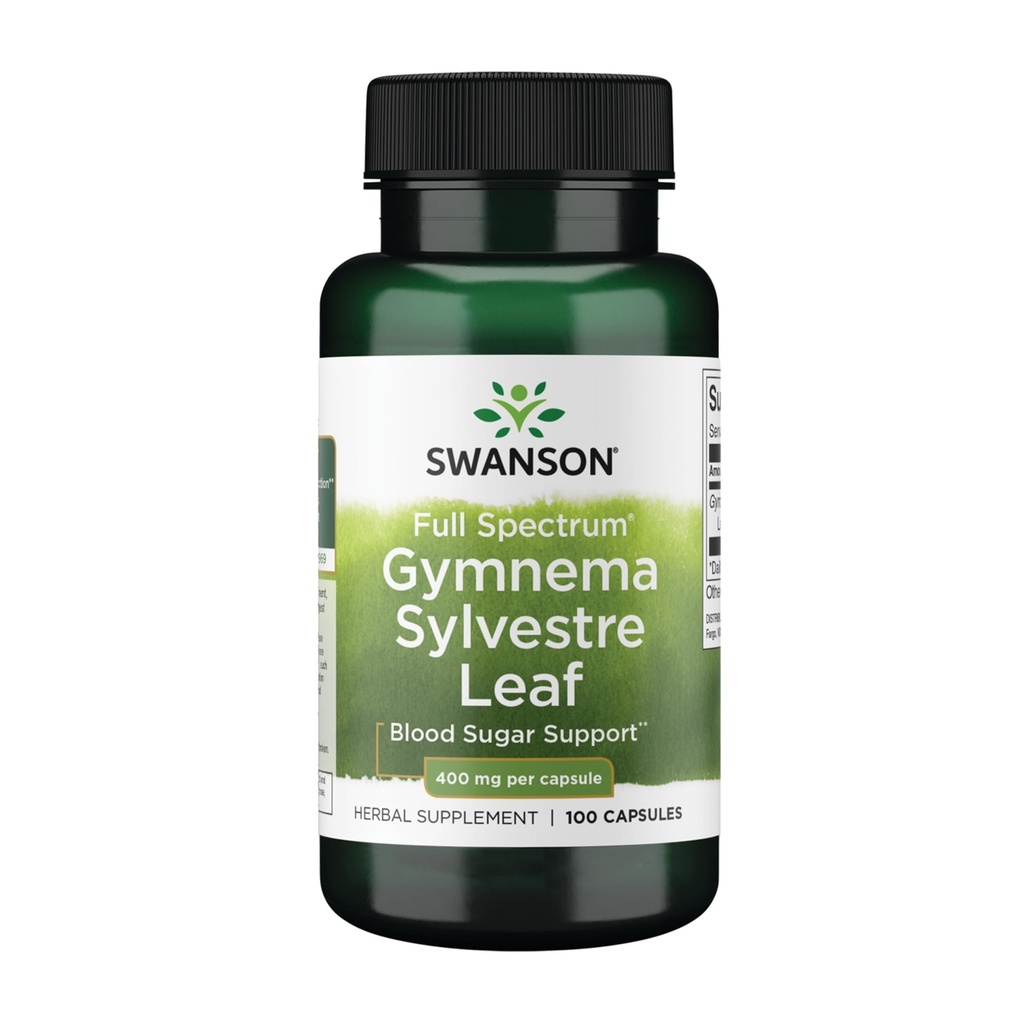 Swanson Full Spectrum Gymnema Sylvestre Leaf - Geleneksel Ayurvedic Herb - (100 Capsules)