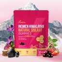 VivoNu Himalayan* Shilajit* Gummies with Ashwagandha* & Gokshura | 85+ Trace Minerals & Fulvic Acid | Organic, Micronutrient Supplement for Men & Women (Women 4000mg / 1 Bag)