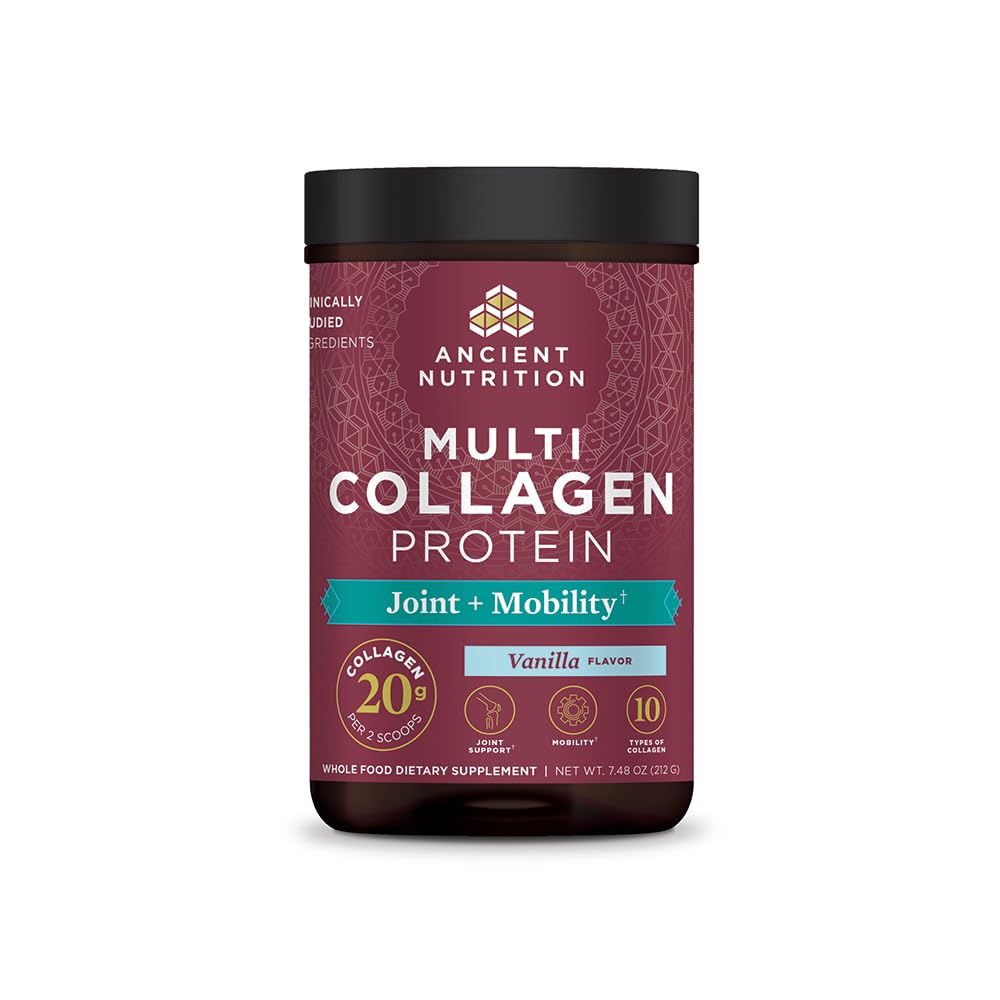 Eski Beslenme Kolajn Toz Proteini, Multi Collagen protein Toz Ortak + Hareketliliği, 20 Hizmet, Post Workout için Hydrolyzed Collagen Peptides ile Ortak Supplement, 7.48oz