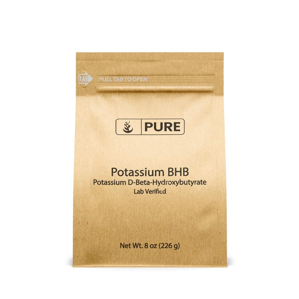 Saf Orijinal Malzemeler Pyum BHB, (8 oz) Potasyum D-Beta-Hydroxybutyrate, Saf