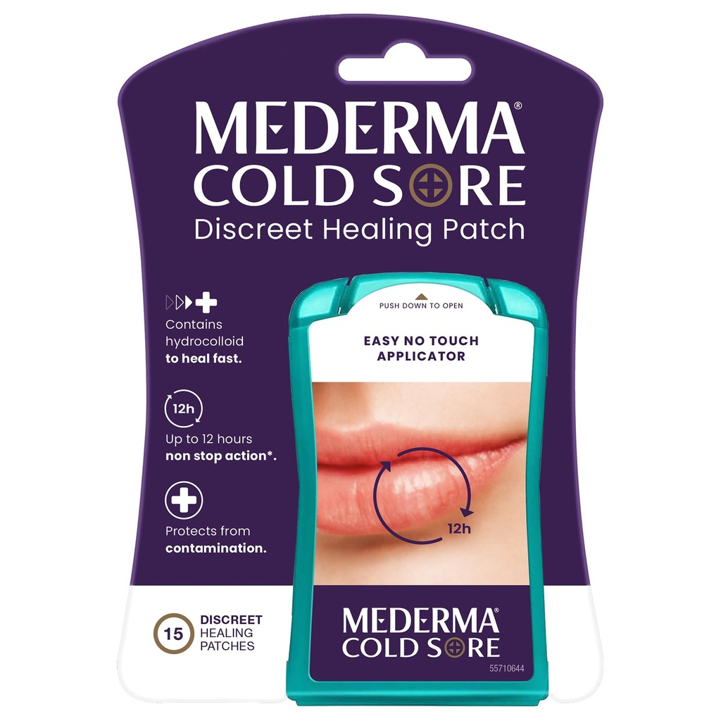 Mederma Ateşi Fırka İyileştirme Patch - The Patch That protects and Conceals Cold Sores - 15 Count