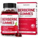 Ceylon Cinnamon (1,200 mg) Premium Sugar-Free Berberine Ceylon Cinnamon Supplement Yetişkinler için - Üçüncü Taraflı Test Edilmiş, ABD'de Yapılacaklar - 60 Kont Chewable Gummies