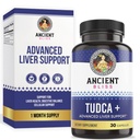Eski Bliss Tudca 500 mg, 30 Capsules (Tauroursodeoxycholic Acid) - Bile Salts Liver Support Supplement, Natural Bitter Taste- Vegan Friendly, Non GMO, Gluten Free Capsules (30 Capsules (Guroursodeoxycholic Acid)