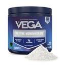Vega Micronized Tinatine Monohidrat Toz, Unflavored – 5g Pure Vegan Erkekler ve Kadınlar, Güçlü, Performans ve Kas Büyüme, 100 Hizmet (17.6 oz)