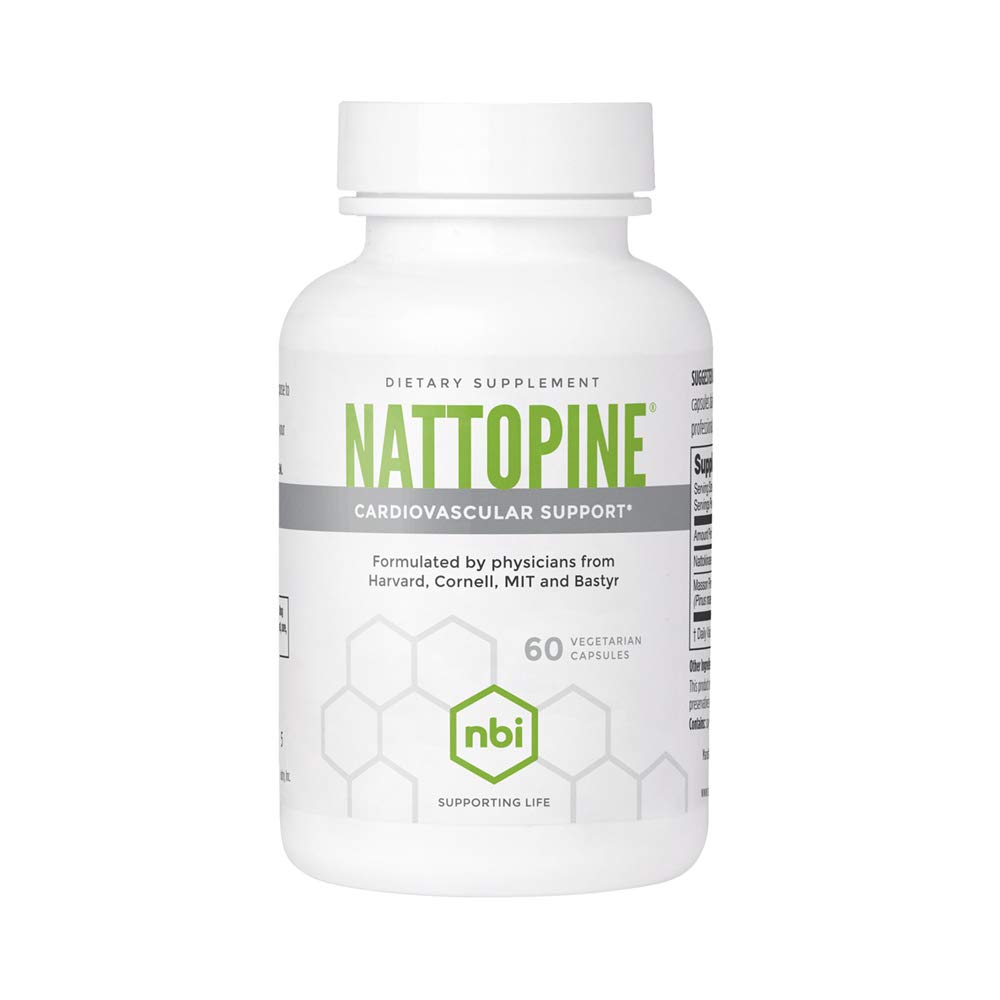 NBI NattoPine, Erkekler ve Kadınlar için Sağlıklı Beslenme Desteği | 60ct Veggie Capsules