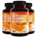 BioEmblem Turmeric Curcumin Supplement with BioPerine | Ortak Destek & Kalp Sağlığı | Organik Turmeric Toz &% 95 Curcuminoids Extract | California Made, Non-GMO, 90-Day Supply