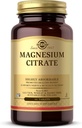 Solgar Magnezyum Citrate - 60 Tablet - Sağlıklı Bones, Destekler Nerve & Muscle Function - Yüksek derecede Absorbable - Non-GMO, Vegan, Gluten Free, Kosher - 30 Hizmet
