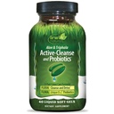 Irwin Naturals Aloe & Triphala Active Cleanse + Probiyotiks - 60 Sıvı Softgels - Natural Digestive Support - Gentle, effective Detox + Elimination 2Part Care - Nourish + Balance