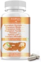 Magnezyum Glycinate 500 mg per Service, with Malate, Taurate & Hoffman, Magnezyum Supplement for Muscle, Bone,Sleep and Digestion Support, 120 Vegan Capsules, Non-GMOMOMO