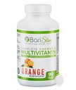 BariSlim Tamam Chewable Bariatric Multivitamin Tabletleri - 45 mg Demir Bariatrik Vitamin & Supplement for Post Bariatrik Surgery Including Gastrik Bypass & kol - Delicious & | Orange |