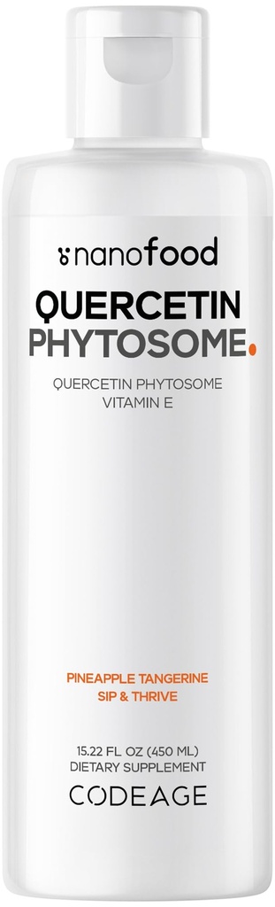 Kodaj Sıvı Quercetin Phytosome Supplement, Quercetin 1000 mg Dihidrat, 3-Month Supply, Immune Support, Sophora Japaneseica, Vitamin E, Liposomal Delivery, Vegan, Non-GMO, 15.22 fl ozzcetin